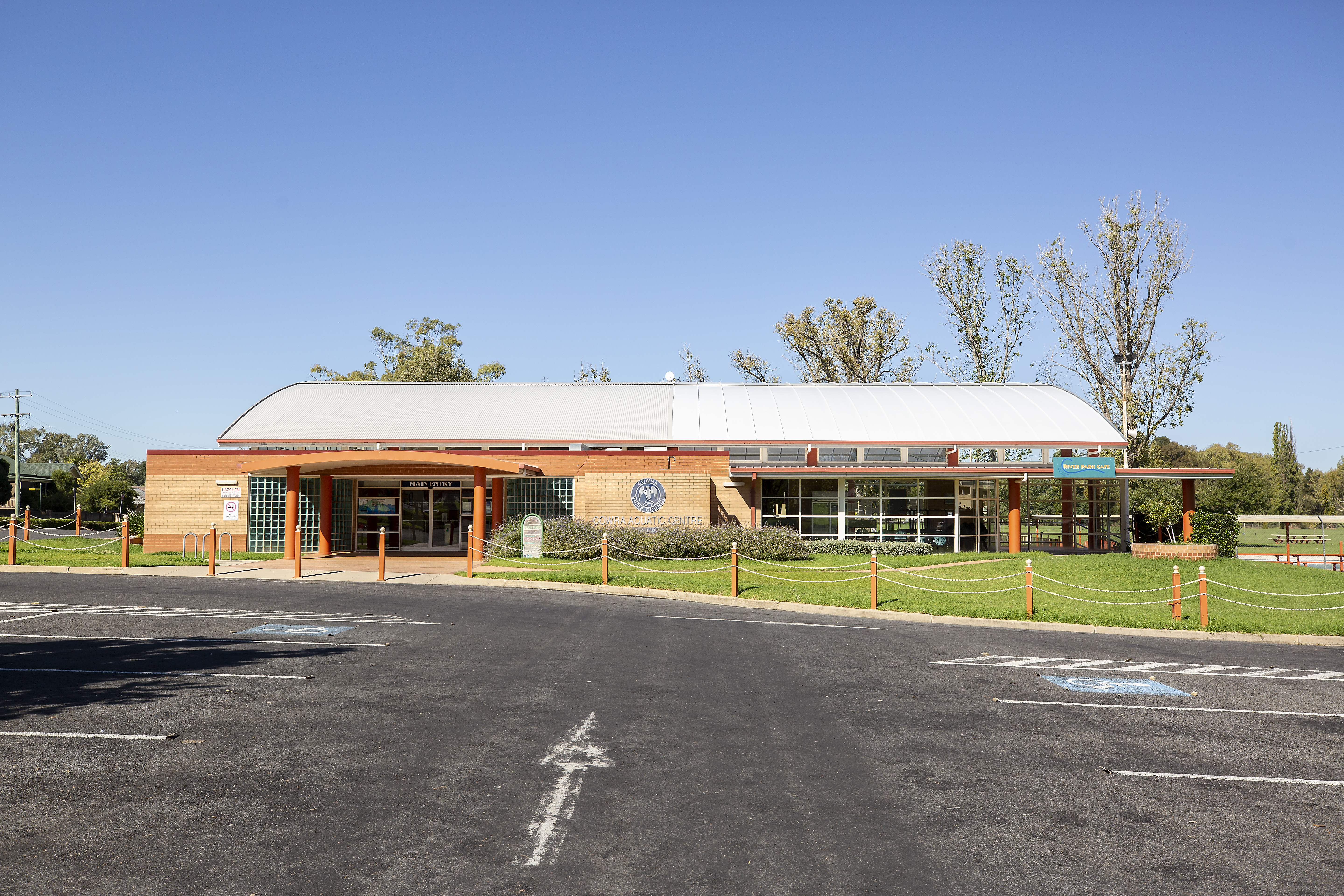 photo of the Aquatic Centre building